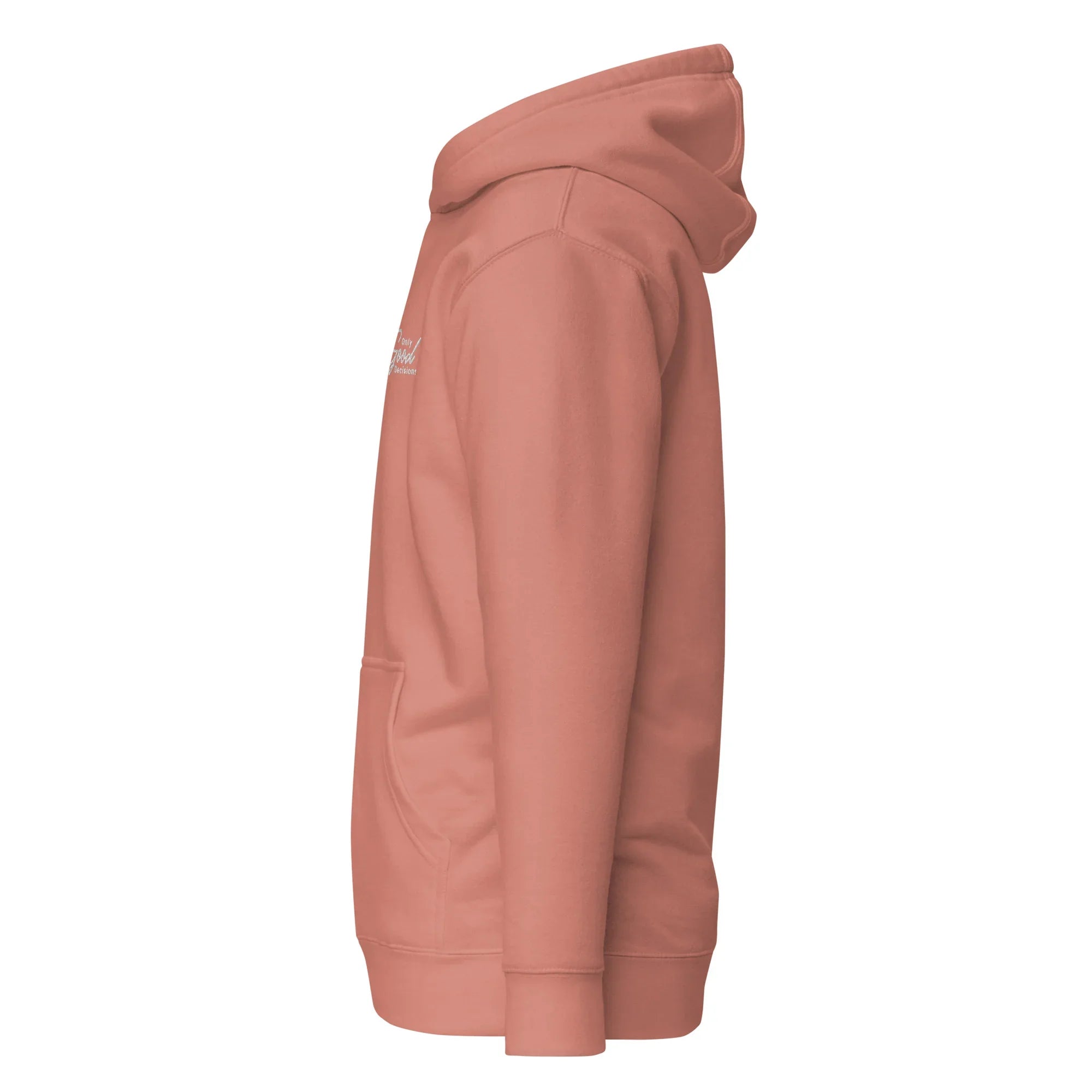 "Only Good Decisions" Embroidered Unisex Hoodie - Only Good Decisions