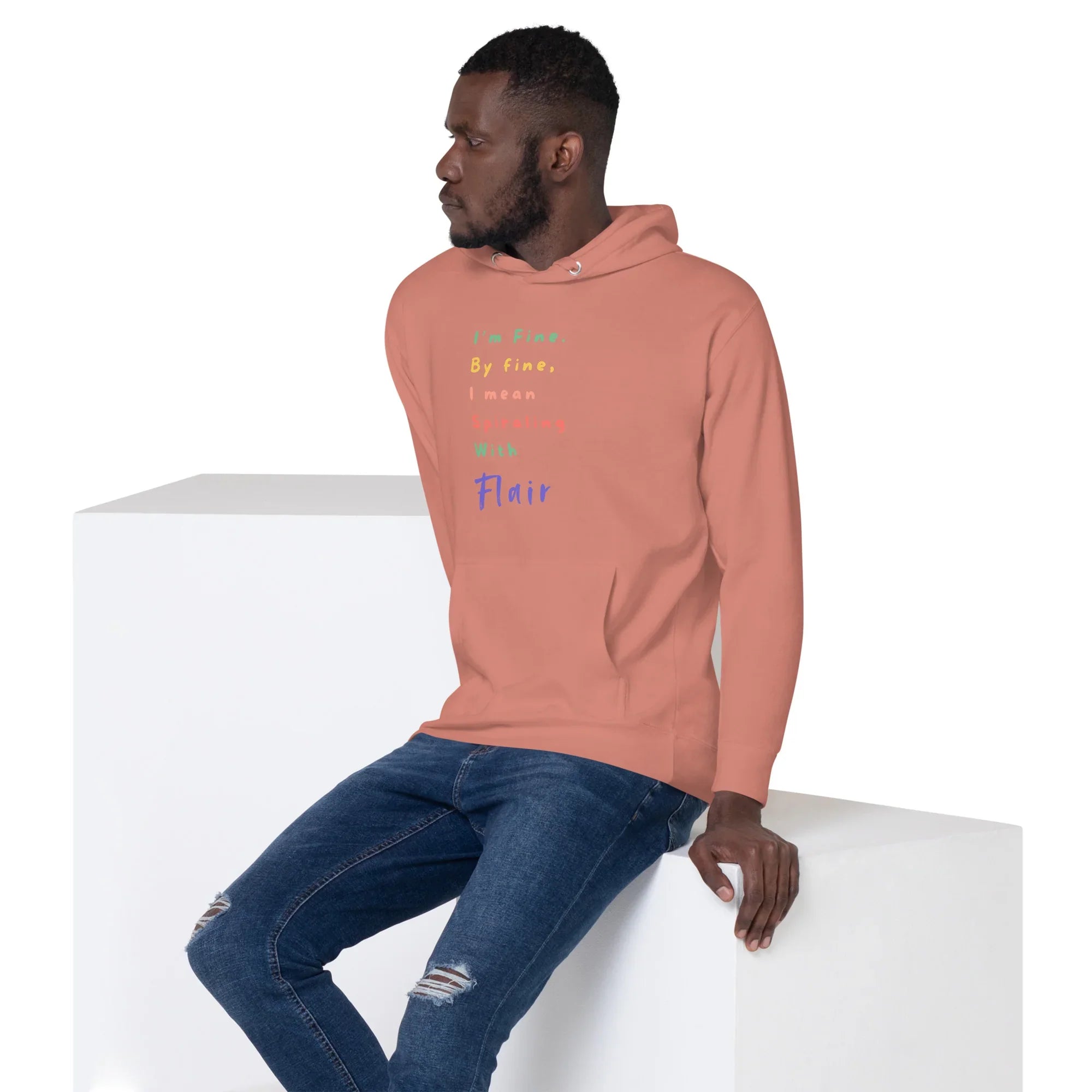 "Spiraling With Flair" Unisex Hoodie - Only Good Decisions