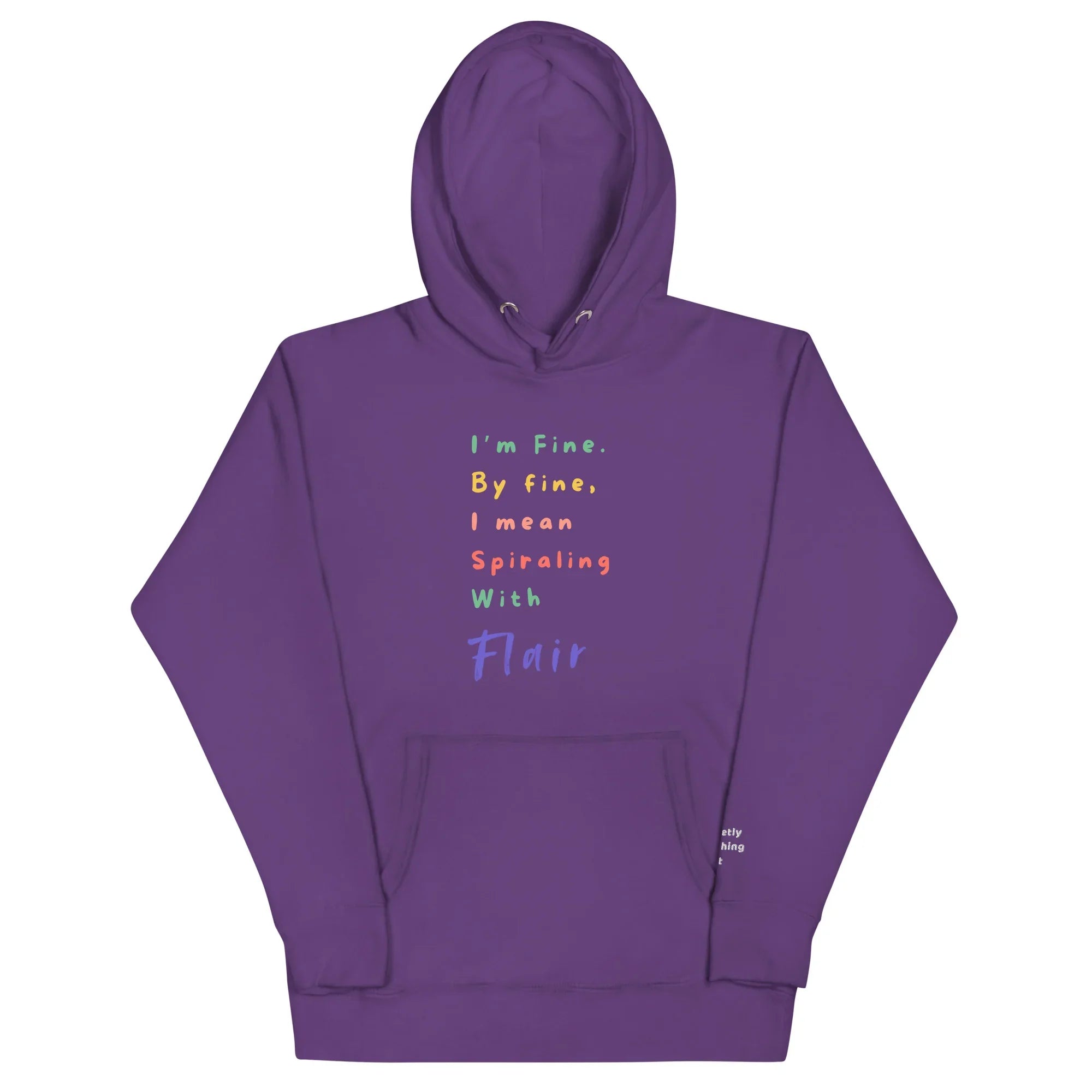 "Spiraling With Flair" Unisex Hoodie - Only Good Decisions