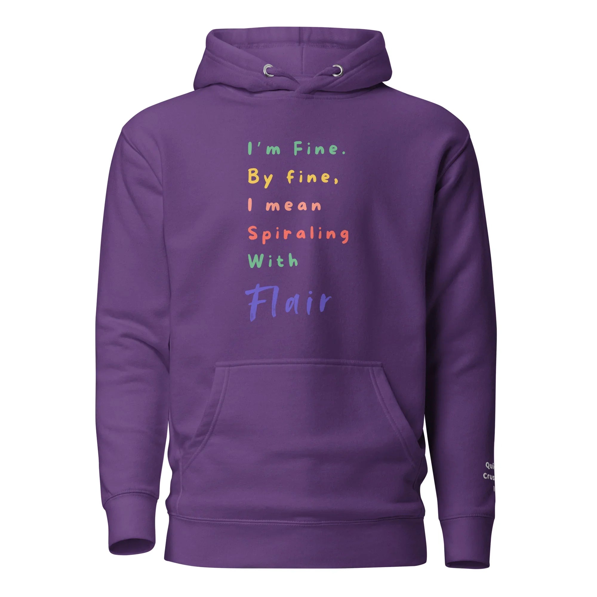 "Spiraling With Flair" Unisex Hoodie - Only Good Decisions