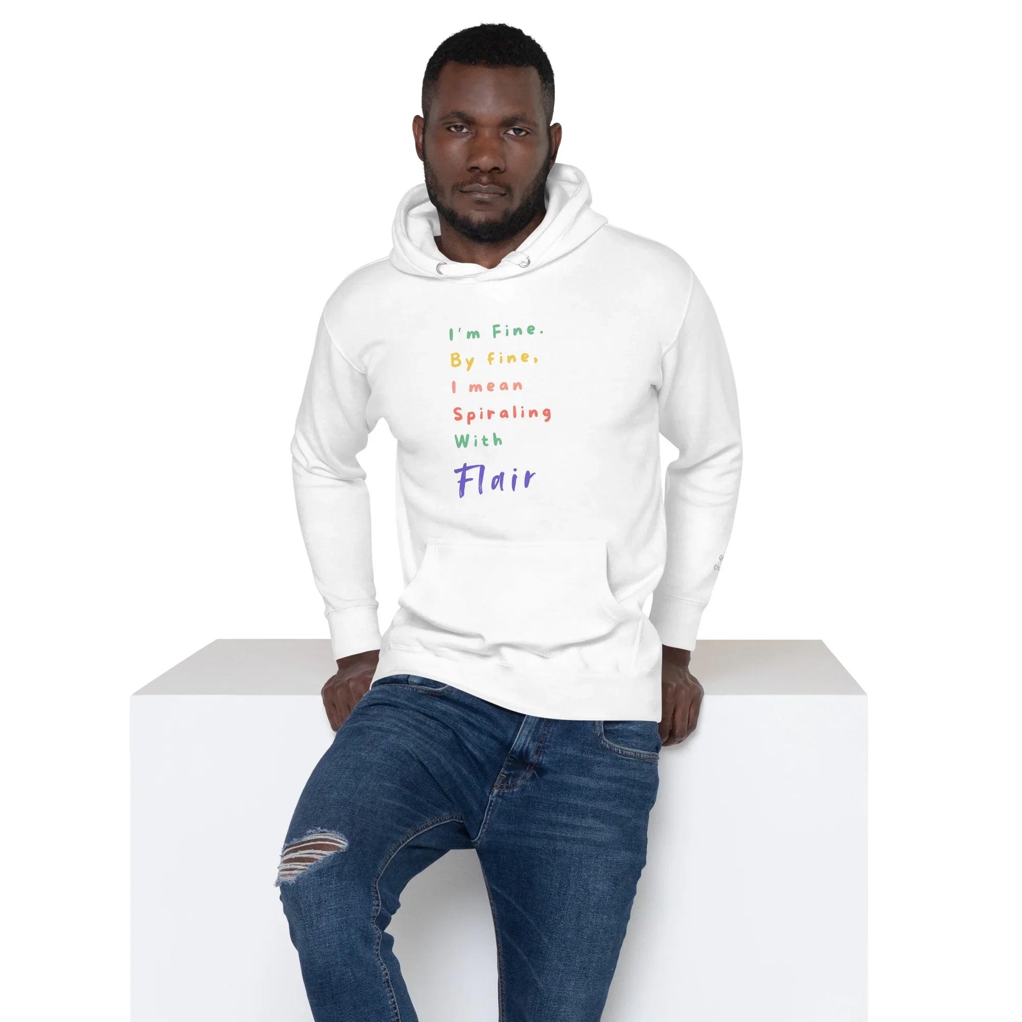 "Spiraling With Flair" Unisex Hoodie - Only Good Decisions
