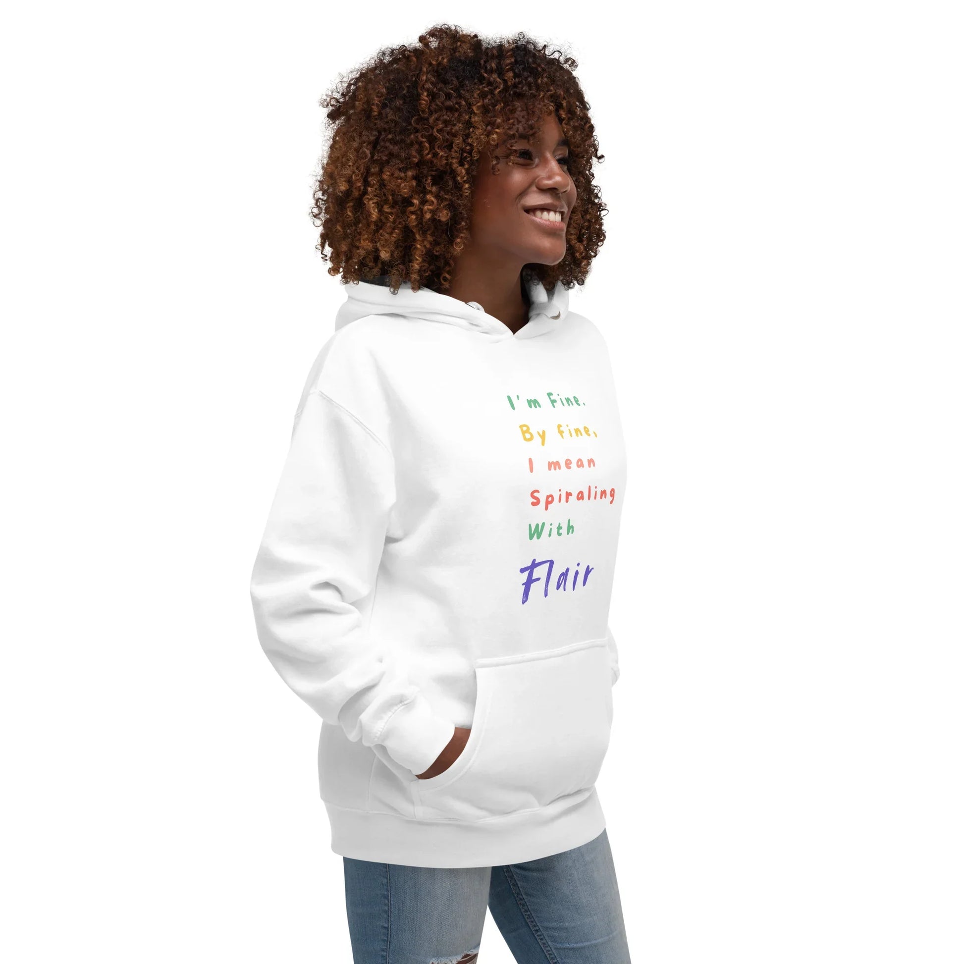 "Spiraling With Flair" Unisex Hoodie - Only Good Decisions