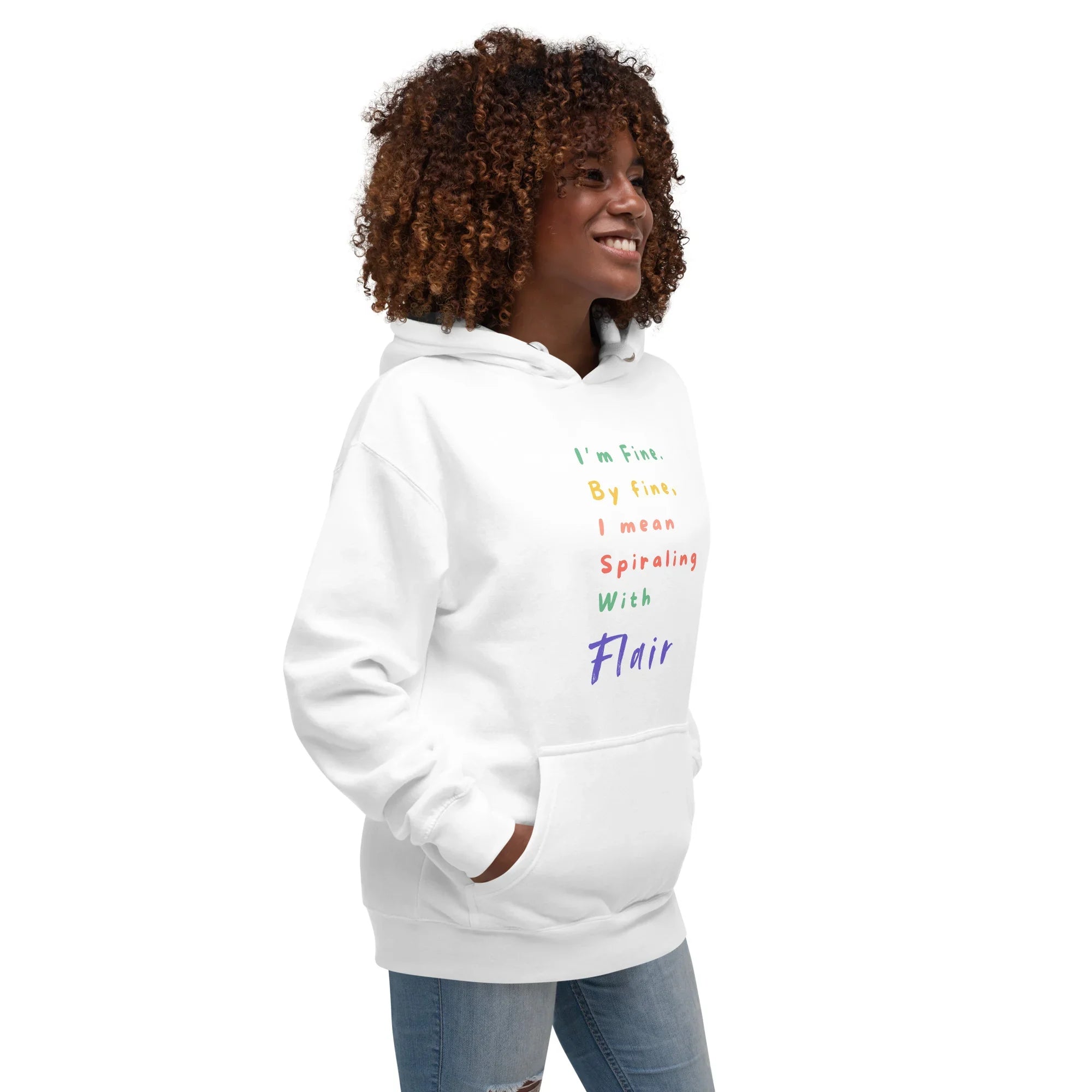 "Spiraling With Flair" Unisex Hoodie - Only Good Decisions