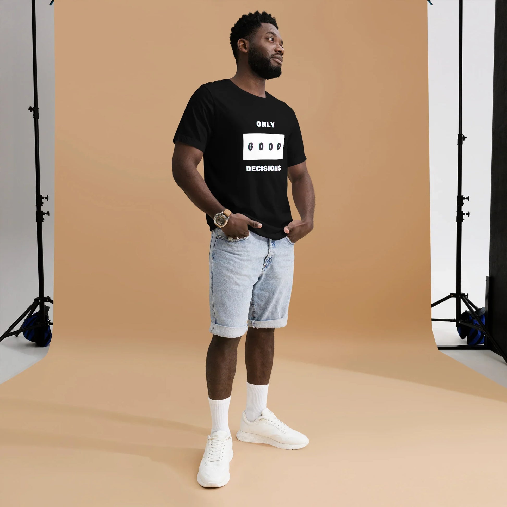 "Only Good Decisions" White T-Shirt - Only Good Decisions