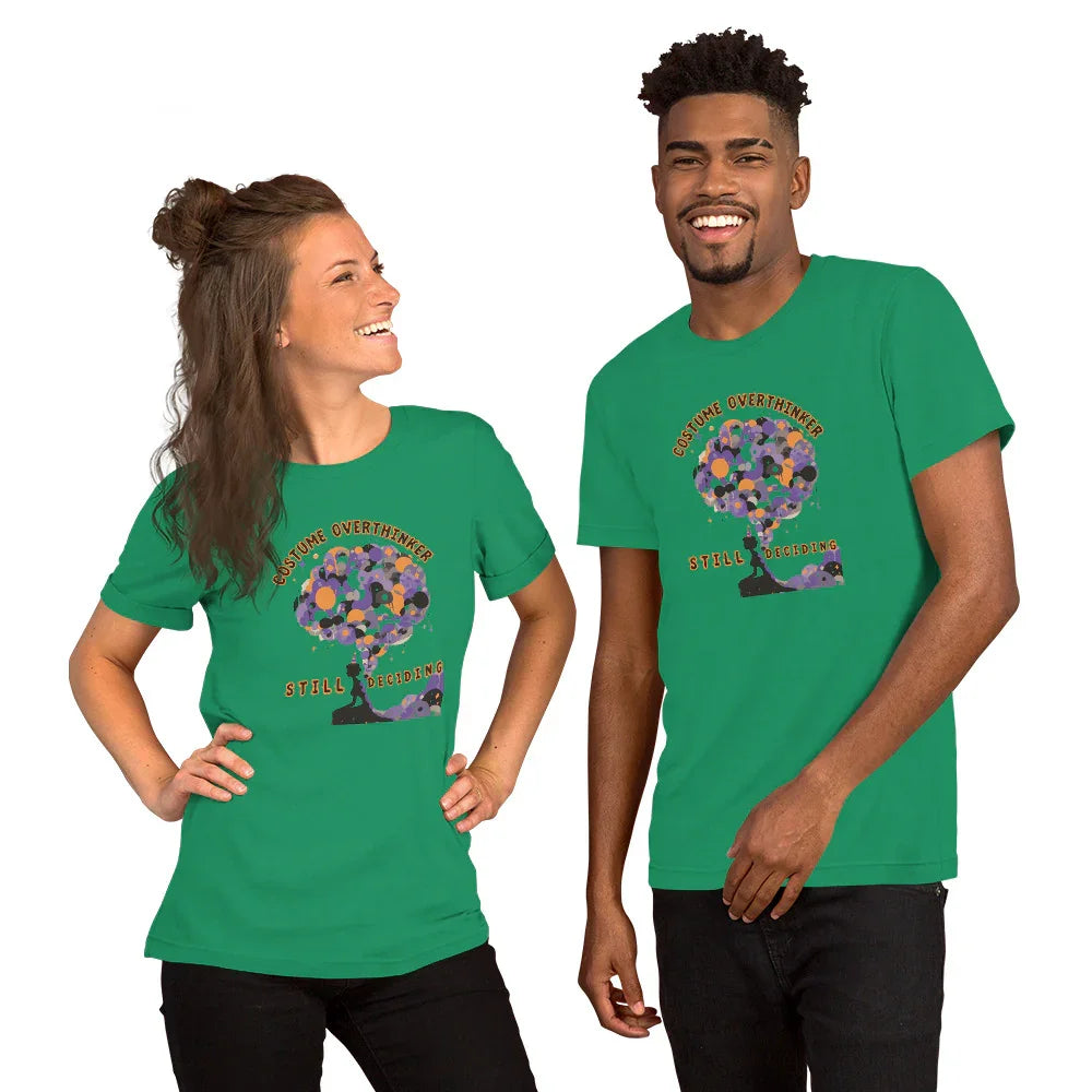 "Costume Overthinker" Halloween T-Shirt - Only Good Decisions