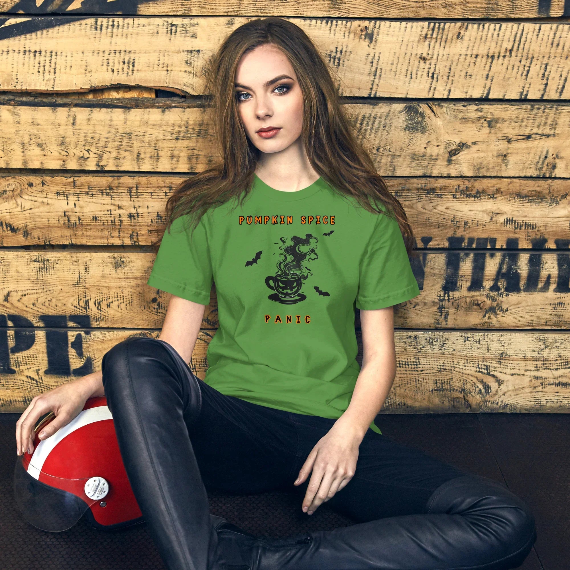 "Pumpkin Spice Panic" Unisex T-Shirt - Only Good Decisions