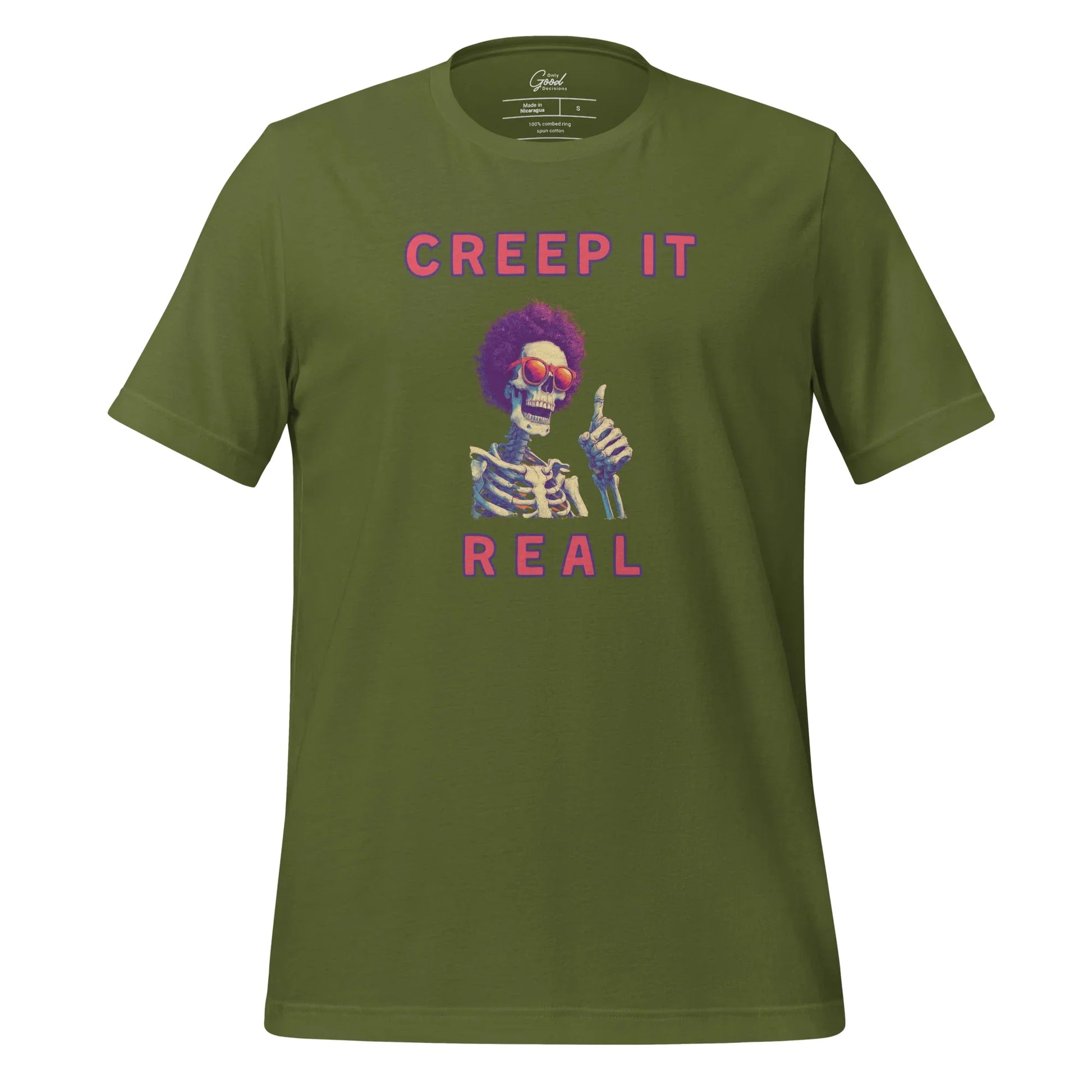 "Creep It Real" Skeleton Hand T-Shirt - Only Good Decisions
