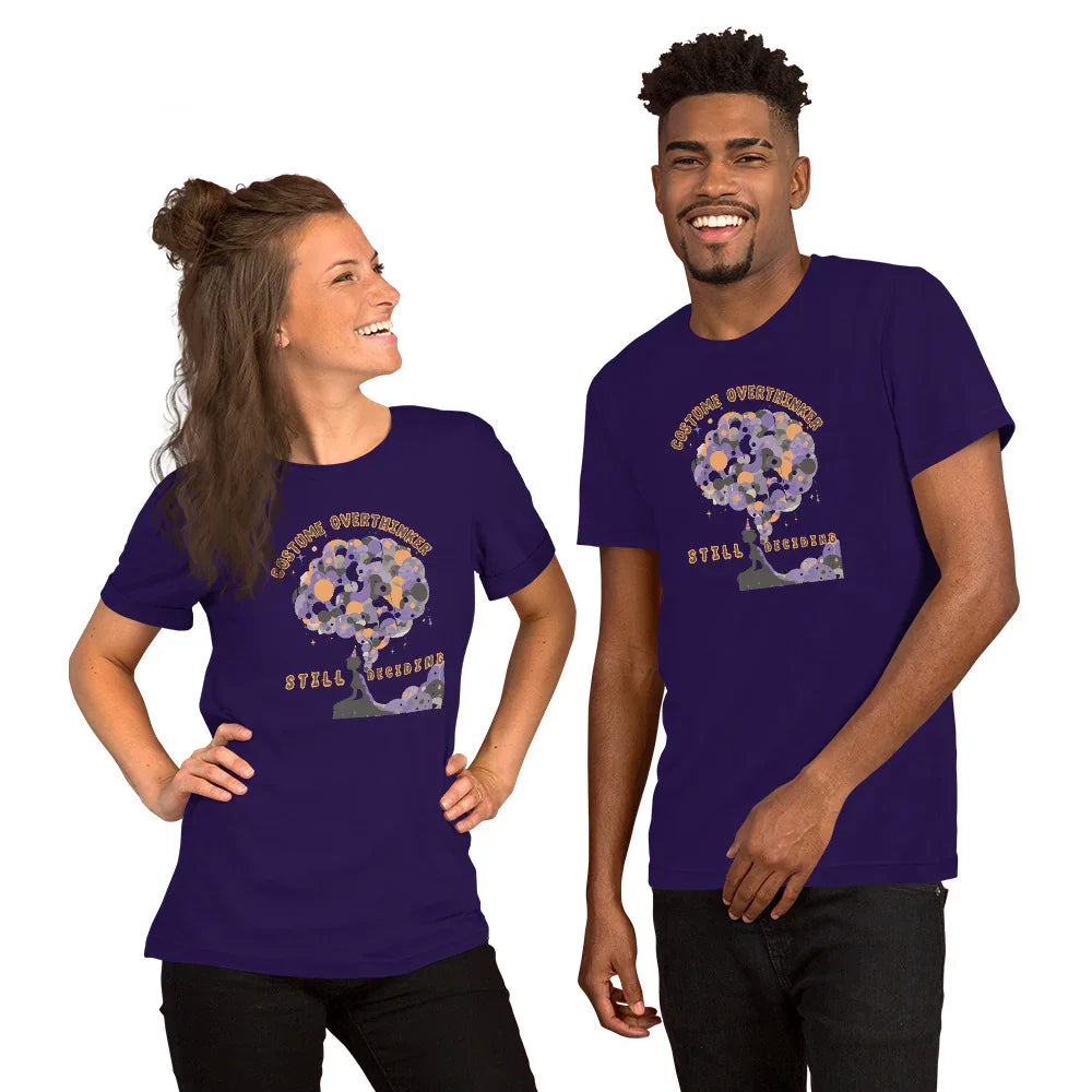 "Costume Overthinker" Halloween T-Shirt - Only Good Decisions